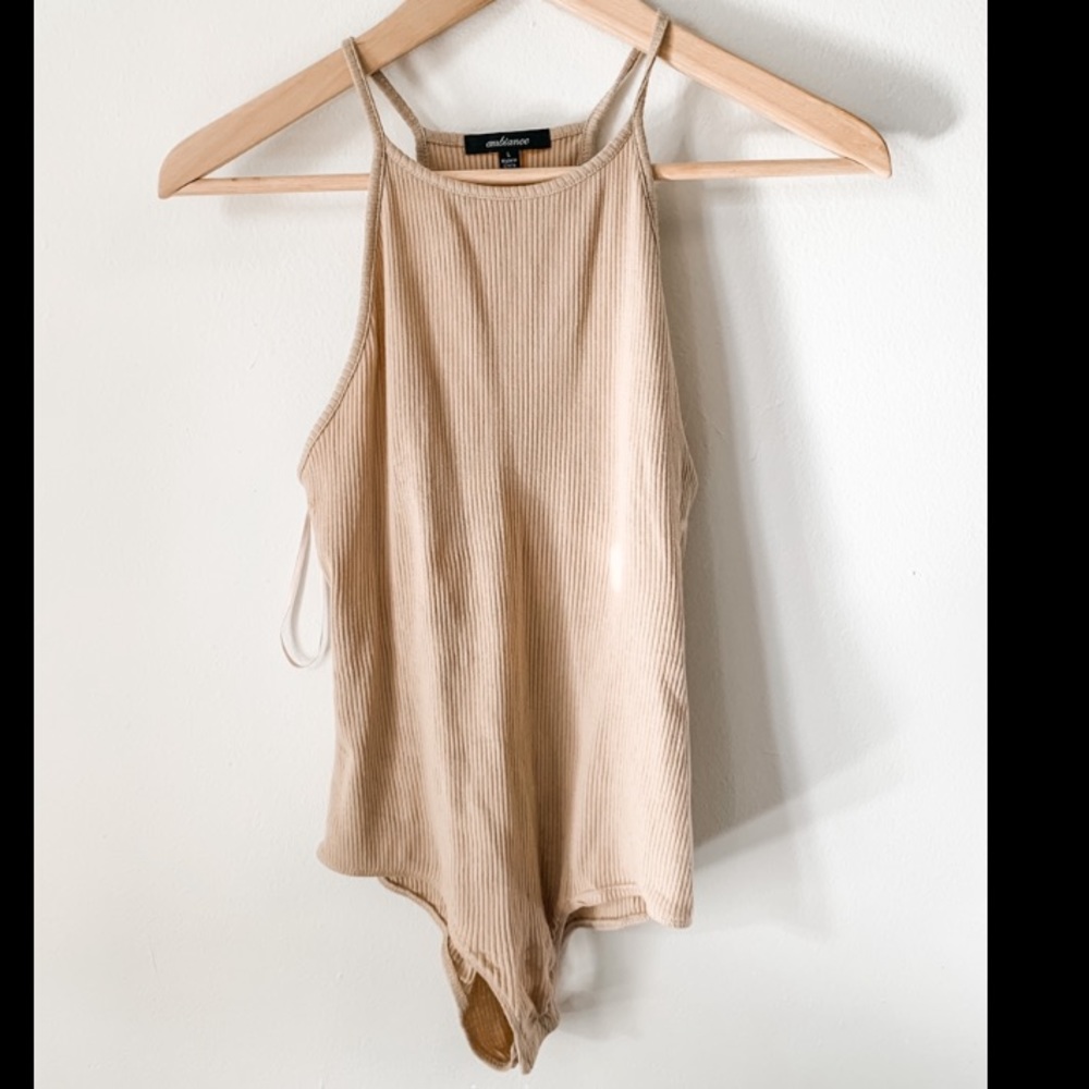 Ribbed Racerback Onesie/Leotard